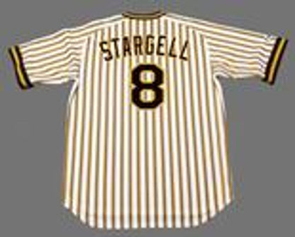 Willie Stargell Pittsburgh Pirates 1978 Cooperstown Home Baseball Stitched Jersey | CTJS0023