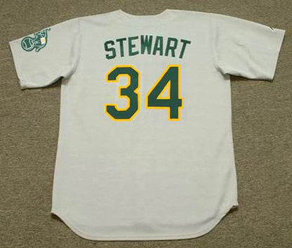Dave Stewart Oakland Athletics 1989 Away Baseball Throwback Stitched Jersey | CTJS2374