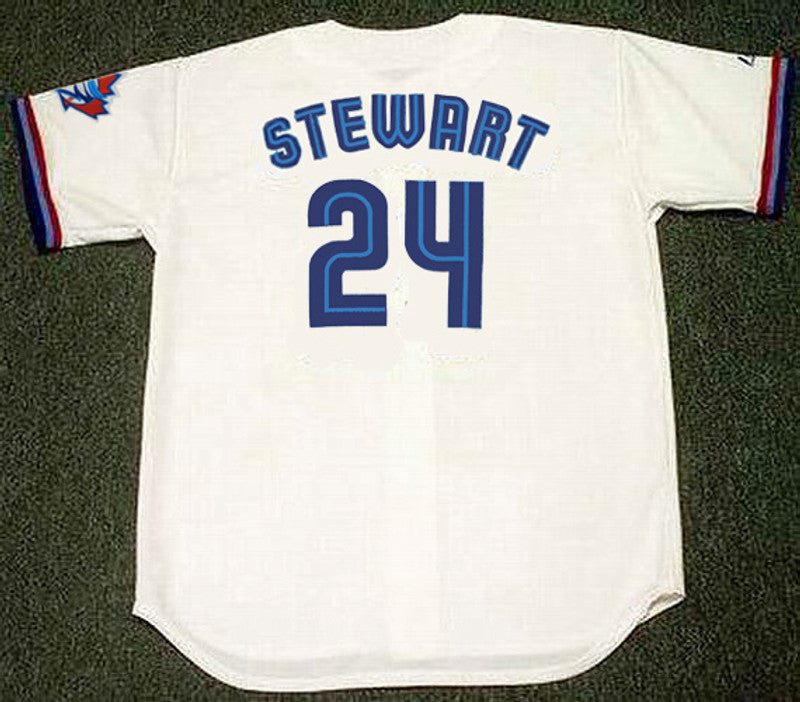 Shannon Stewart Toronto Blue Jays 1999 Throwback Home Baseball Stitched Jersey | CTJS0384