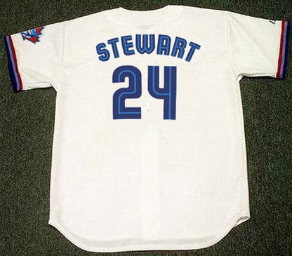 Shannon Stewart Toronto Blue Jays 1999 Throwback Home Baseball Stitched Jersey | CTJS0384