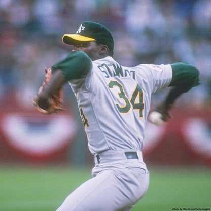 Dave Stewart Oakland Athletics 1989 Away Baseball Throwback Stitched Jersey | CTJS2374