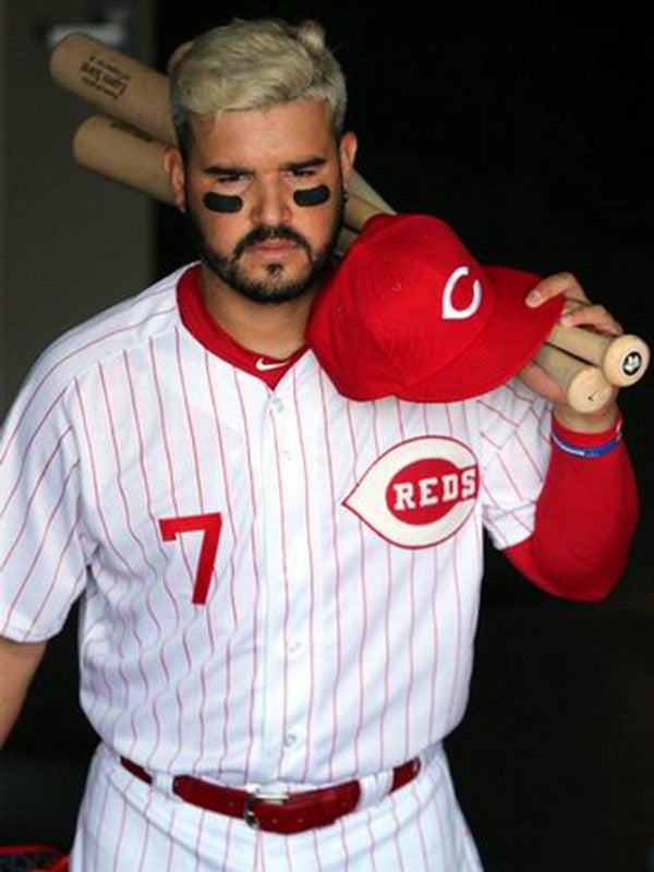 Eugenio Suarez Cincinnati Reds 1967 Home Baseball Throwback Stitched Jersey | CTJS2119