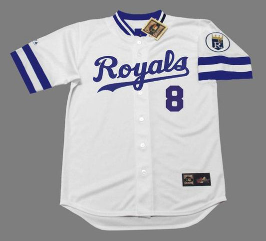 Jim Sundberg Kansas City Royals 1985 Cooperstown Home Baseball Stitched Jersey | CTJS1661