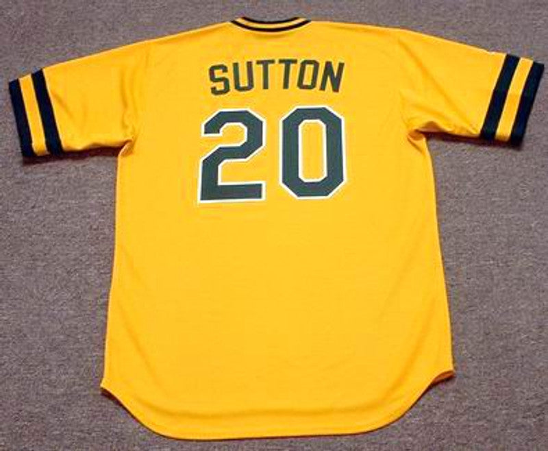 Don Sutton Oakland Athletics 1985 Cooperstown Throwback Baseball Stitched Jersey | CTJS2225