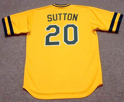Don Sutton Oakland Athletics 1985 Cooperstown Throwback Baseball Stitched Jersey | CTJS2225
