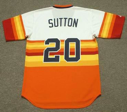 Don Sutton Houston Astros 1981 Cooperstown Throwback Baseball Stitched Jersey | CTJS2229
