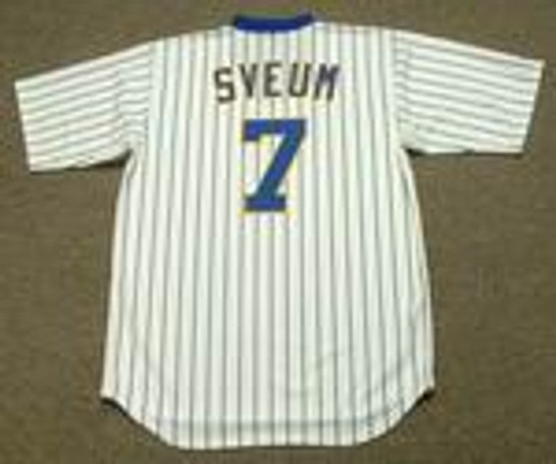 Dale Sveum Milwaukee Brewers 1987 Home Throwback Baseball Stitched Jersey | CTJS2453