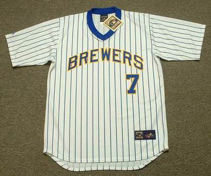 Dale Sveum Milwaukee Brewers 1987 Home Throwback Baseball Stitched Jersey | CTJS2453