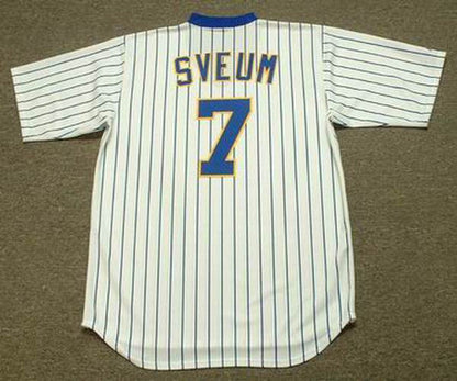 Dale Sveum Milwaukee Brewers 1987 Home Throwback Baseball Stitched Jersey | CTJS2453