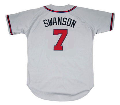 Dansby Swanson Atlanta Braves Away Baseball Stitched Jersey | CTJS2438