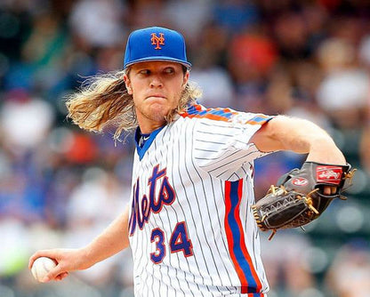 Noah Syndergaard New York Mets 1986 Throwback Home Baseball Stitched Jersey | CTJS0940