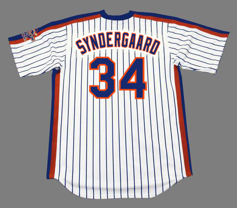 Noah Syndergaard New York Mets 1986 Throwback Home Baseball Stitched Jersey | CTJS0940
