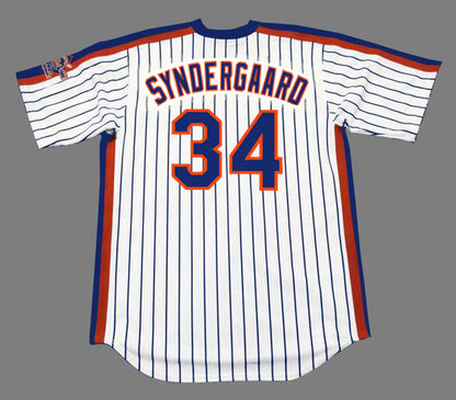 Noah Syndergaard New York Mets 1986 Throwback Home Baseball Stitched Jersey | CTJS0940