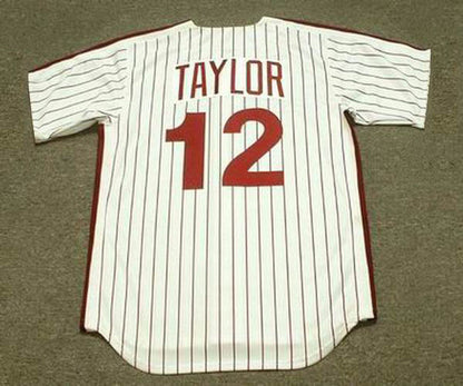 Tony Taylor Philadelphia Phillies 1975 Cooperstown Throwback Home Baseball Stitched Jersey | CTJS0150