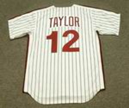 Tony Taylor Philadelphia Phillies 1975 Cooperstown Throwback Home Baseball Stitched Jersey | CTJS0150