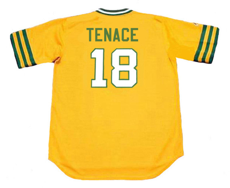 Gene Tenace Oakland Athletics 1973 Cooperstown Throwback Baseball Stitched Jersey | CTJS1981