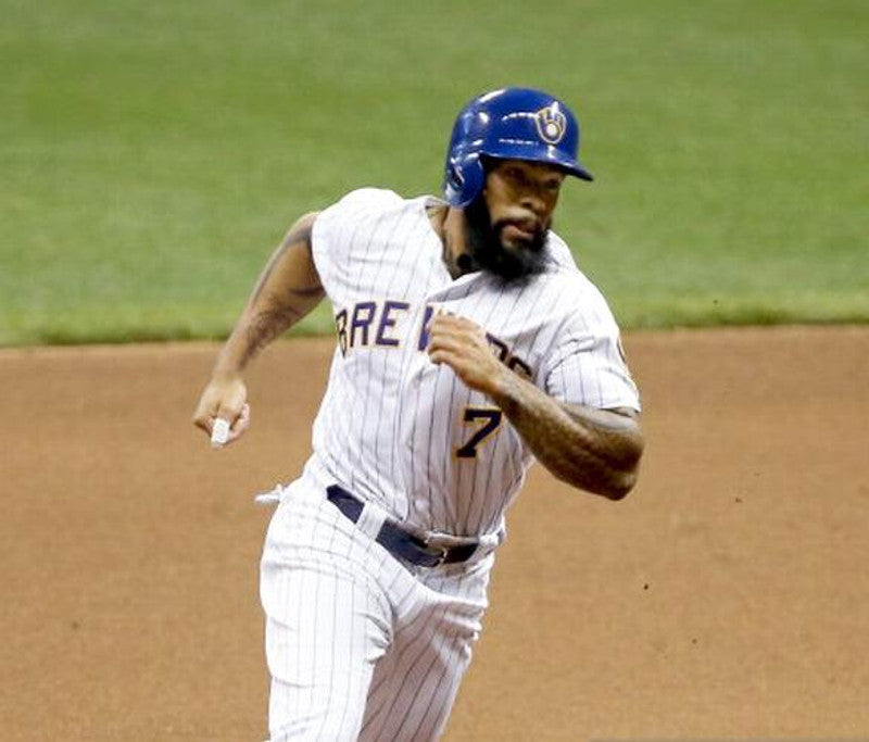 Eric Thames Milwaukee Brewers Alternate Home Baseball Stitched Jersey | CTJS2128