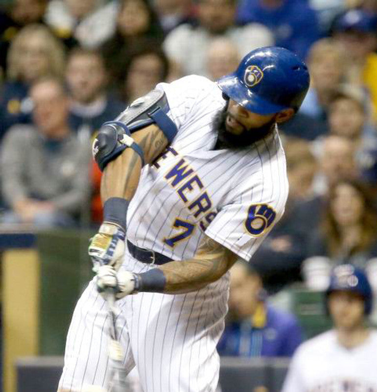 Eric Thames Milwaukee Brewers Alternate Home Baseball Stitched Jersey | CTJS2128