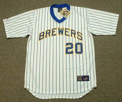 Gorman Thomas Milwaukee Brewers 1982 Cooperstown Home Stitched Jersey | CTJS1943