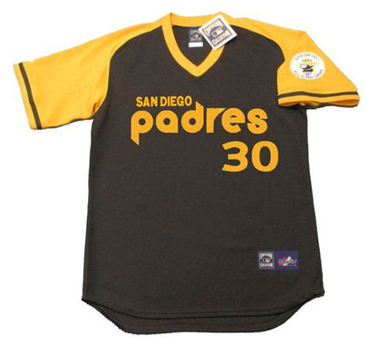Derrel Thomas San Diego Padres 1978 Away Baseball Throwback Stitched Jersey | CTJS2282