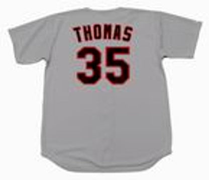 Frank Thomas Chicago White Sox 1990 Throwback Away Baseball Stitched Jersey | CTJS2067