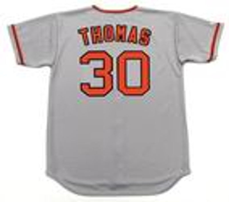 Derrel Thomas San Francisco Giants 1975 Cooperstown Away Baseball Stitched Jersey | CTJS2281