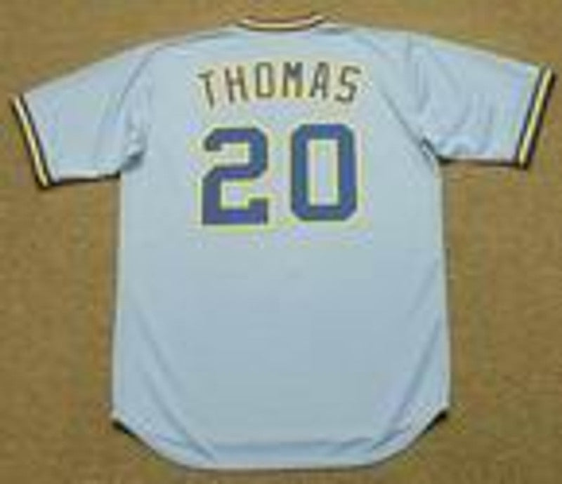 Gorman Thomas Milwaukee Brewers 1982 Cooperstown Throwback Away Stitched Jersey | CTJS1942