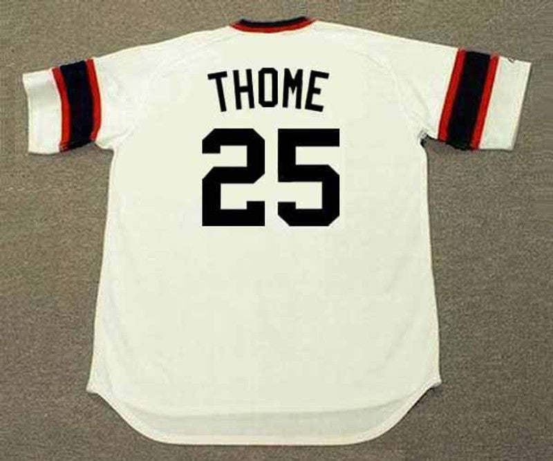 Jim Thome Chicago White Sox 1980S Throwback Baseball Stitched Jersey | CTJS1657