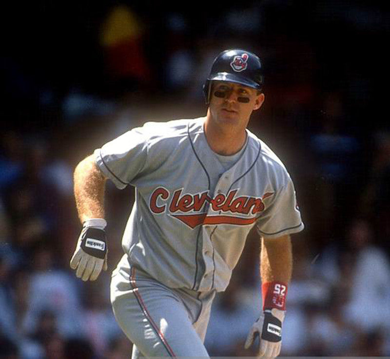 Jim Thome Cleveland Indians 1997 Throwback Away Baseball Stitched Jersey | CTJS1652