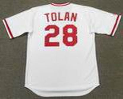 Bobby Tolan Cincinnati Reds 1972 Cooperstown Home Baseball Stitched Jersey | CTJS2796