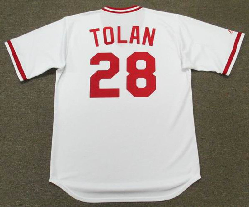 Bobby Tolan Cincinnati Reds 1972 Cooperstown Home Baseball Stitched Jersey | CTJS2796