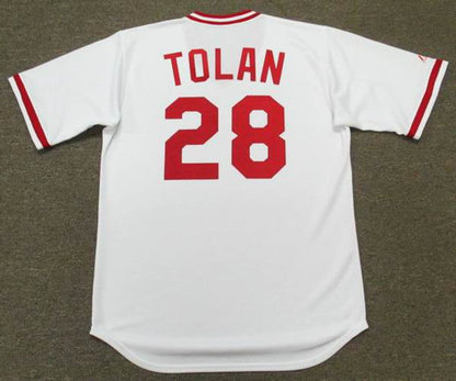 Bobby Tolan Cincinnati Reds 1972 Cooperstown Home Baseball Stitched Jersey | CTJS2796