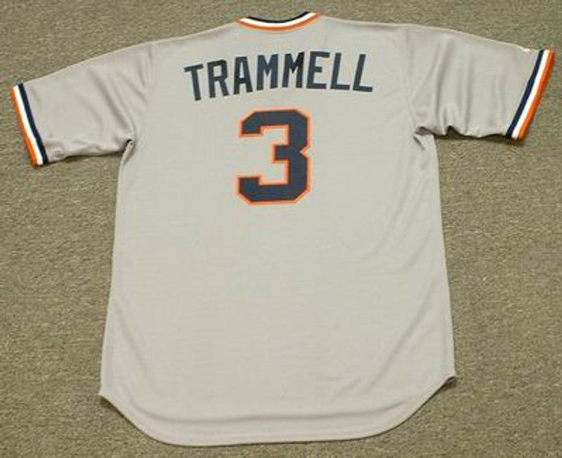 Alan Trammell Detroit Tigers 1984 Cooperstown Throwback Baseball Stitched Jersey | CTJS3084