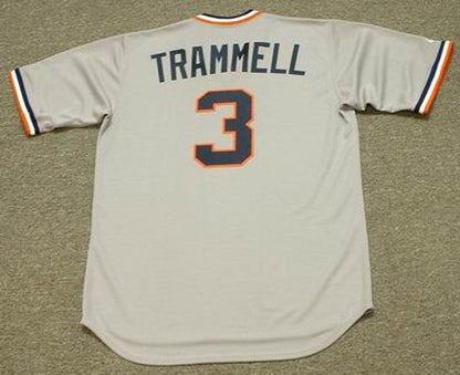 Alan Trammell Detroit Tigers 1984 Cooperstown Throwback Baseball Stitched Jersey | CTJS3084