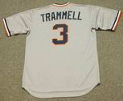 Alan Trammell Detroit Tigers 1984 Cooperstown Throwback Baseball Stitched Jersey | CTJS3084