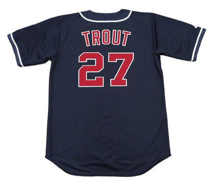 Mike Trout California Angels 1990S Throwback Alternate Baseball Stitched Jersey | CTJS1023