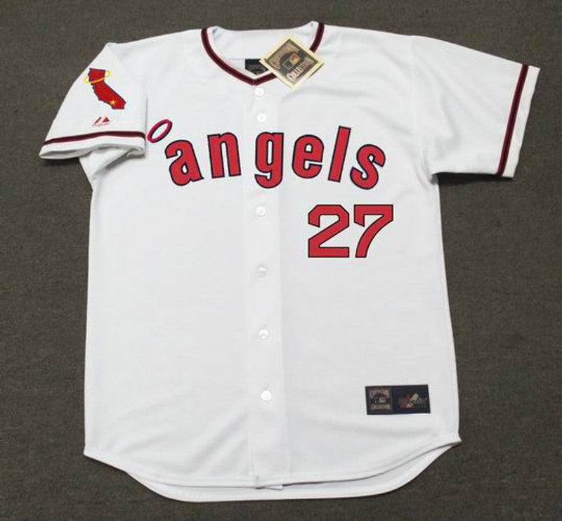 Mike Trout California Angels 1970S Home Baseball Stitched Baseball Jersey | CTJS1025