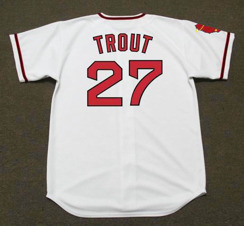 Mike Trout California Angels 1970S Home Baseball Stitched Baseball Jersey | CTJS1025