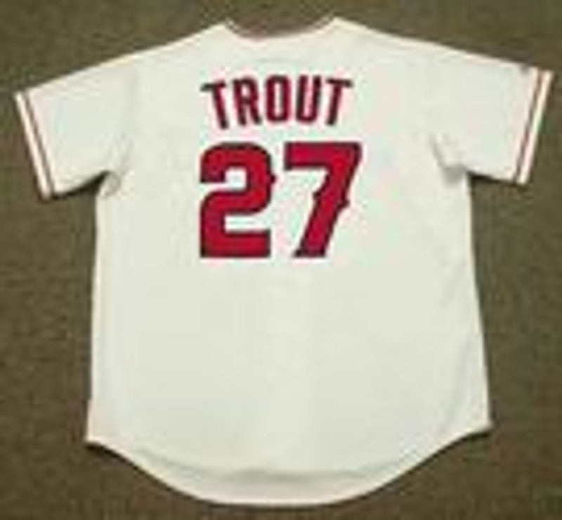 Mike Trout Los Angeles Angels 2012 Home Throwback Baseball Stitched Jersey | CTJS1021
