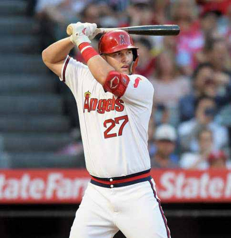 Mike Trout California Angels 1980S Home Throwback Baseball Stitched Jersey | CTJS1024