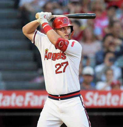 Mike Trout California Angels 1980S Home Throwback Baseball Stitched Jersey | CTJS1024