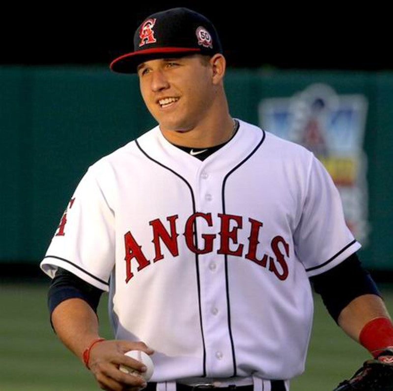 Mike Trout California Angels 1990S Throwback Alternate Baseball Stitched Jersey | CTJS1023