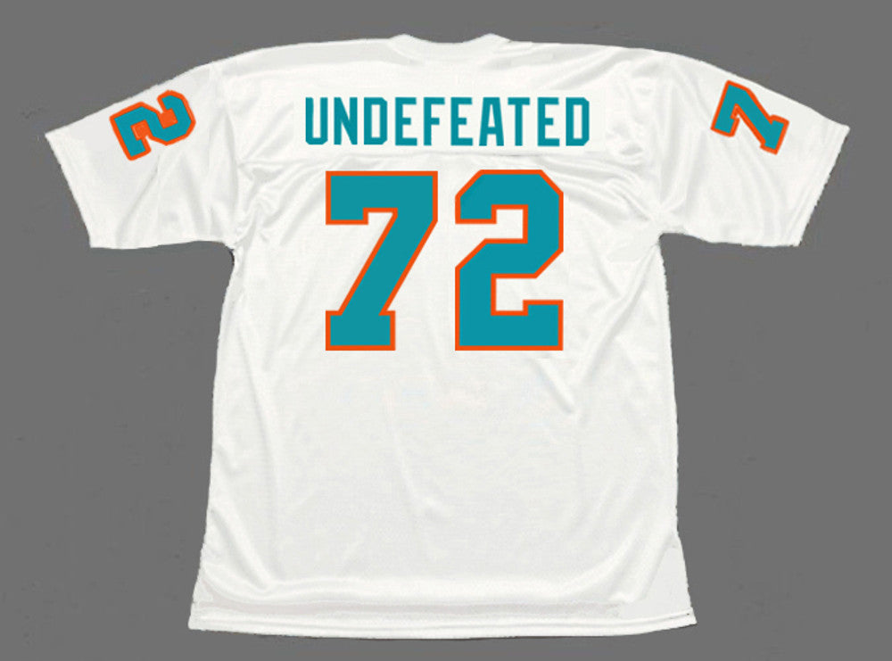 Miami Dolphins Undefeated NFL jersey front view