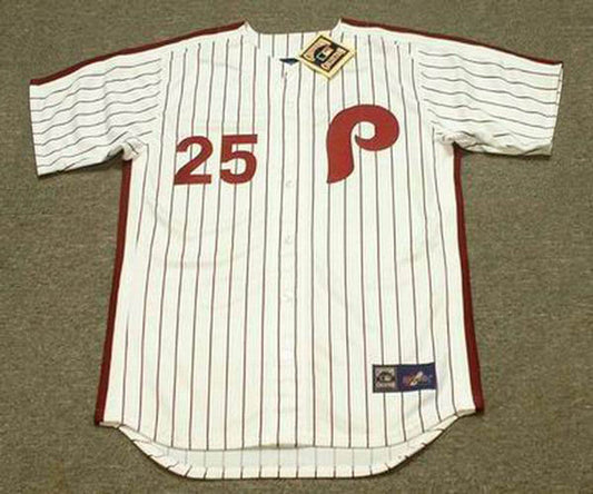 Del Unser Philadelphia Phillies 1980 Cooperstown Throwback Home Baseball Stitched Jersey | CTJS2315