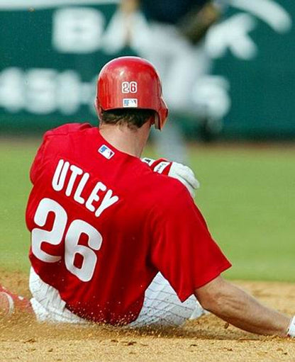 Chase Utley Philadelphia Phillies 2003 Authentic Throwback Baseball Stitched Jersey | CTJS2611