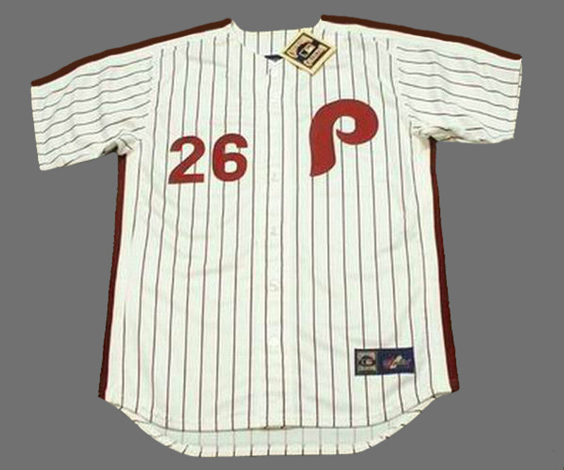 Chase Utley Philadelphia Phillies 1980S Cooperstown Throwback Home Baseball Stitched Jersey | CTJS2612