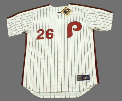 Chase Utley Philadelphia Phillies 1980S Cooperstown Throwback Home Baseball Stitched Jersey | CTJS2612