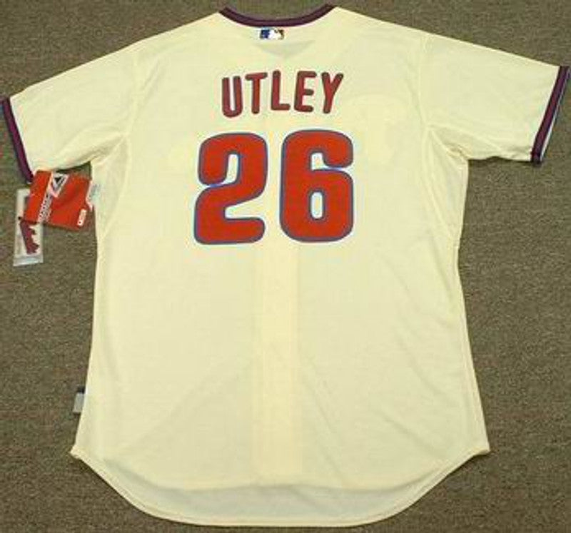 Chase Utley Philadelphia Phillies 2012 Authentic Cool Base Alternate Baseballl Stitched Jersey | CTJS2607