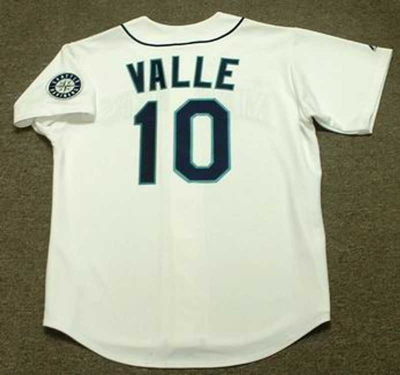 Dave Valle Seattle Mariners 1993 Throwback Home Baseball Stitched Jersey | CTJS2369