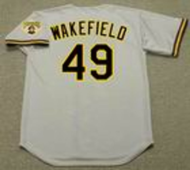 Tim Wakefield Pittsburgh Pirates 1992 Throwback Away Baseball Stitched Jersey | CTJS0240